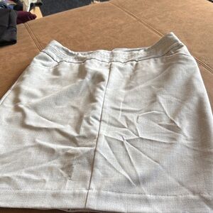 Worthington Classic Beige A-Line Skirt